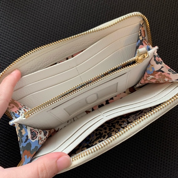 Leather wallet white - Picture 3 of 3